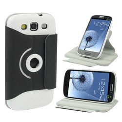 husa protecite rotativa cu stand pentru galaxy s3 i9300