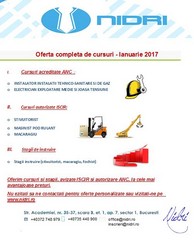 Cursuri de calificare avizate ISCIR