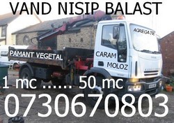 VAND NISIP BALAST PIETRIS MOLOZ PAMANT DE FLORI